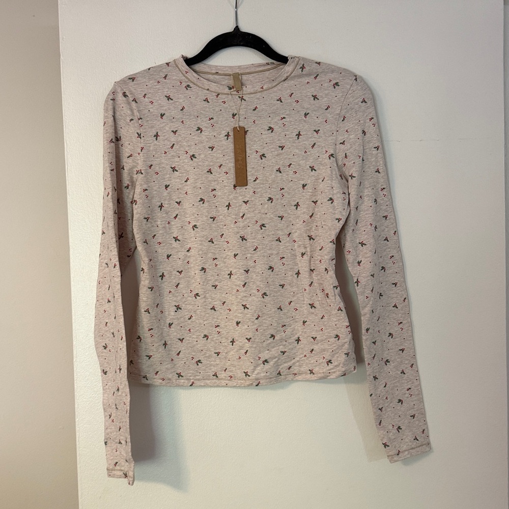SKIMS Long Sleeve Cotton Jersey Top